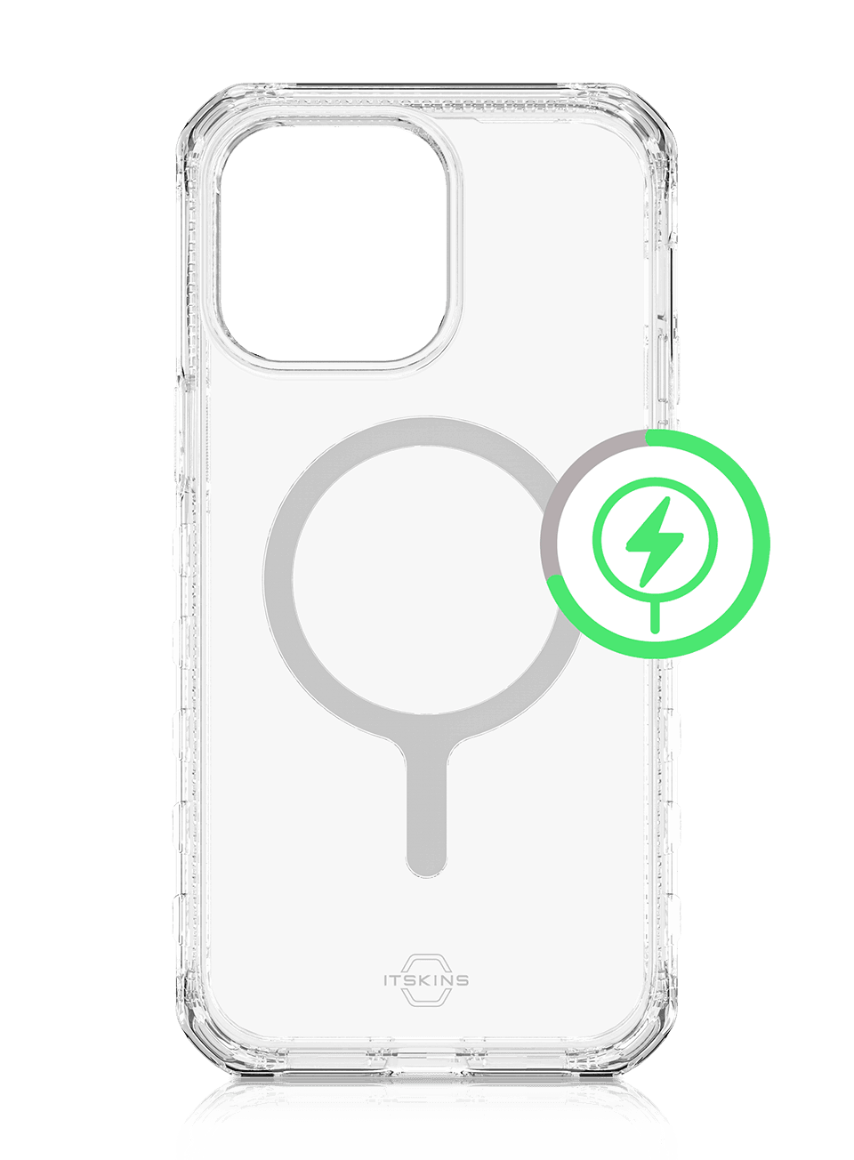 Itskins Supreme Clear iPhone 14 Pro Magsafe Case - Transparent - Tashqila Itskins Supreme Clear iPhone 14 Pro Magsafe Case - Transparent - Tashqila